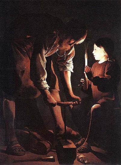 Georges de La Tour St Joseph oil painting image